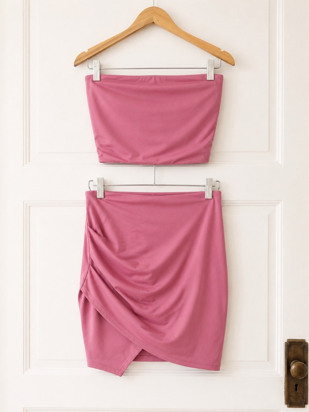 Superdown Lafonda Strapless Mini Set Rose Pink Size S Revolve